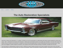 Tablet Screenshot of fellionautorestoration.com